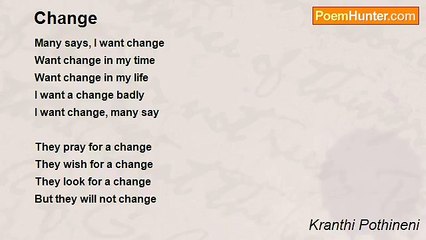 Kranthi Pothineni - Change