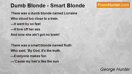 George Hunter - Dumb Blonde - Smart Blonde