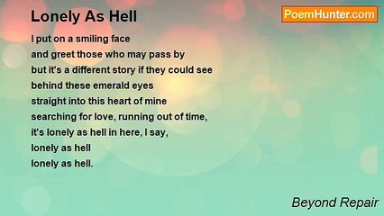 Beyond Repair - Lonely As Hell
