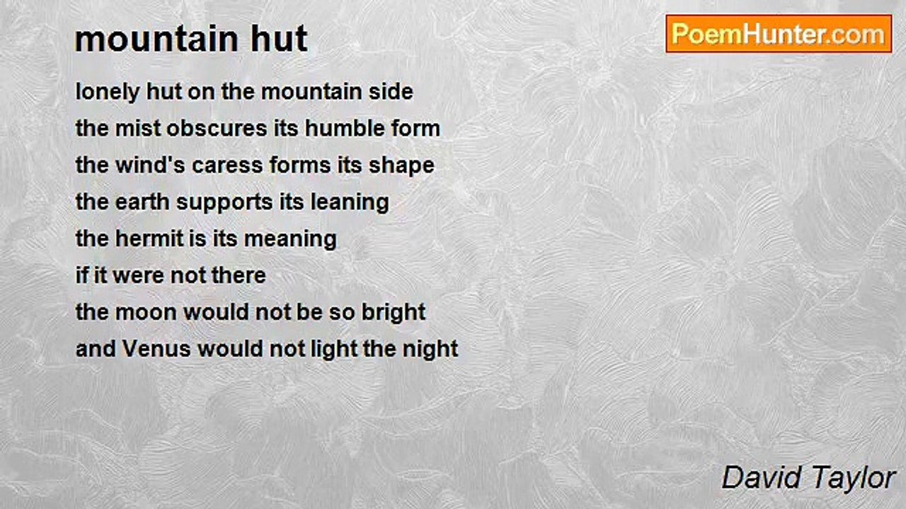 David Taylor - mountain hut