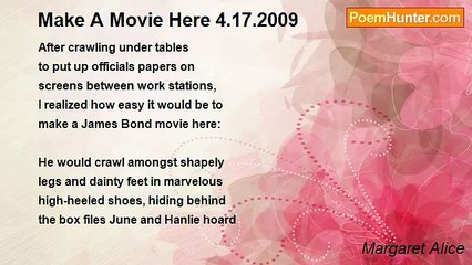 Margaret Alice - Make A Movie Here 4.17.2009