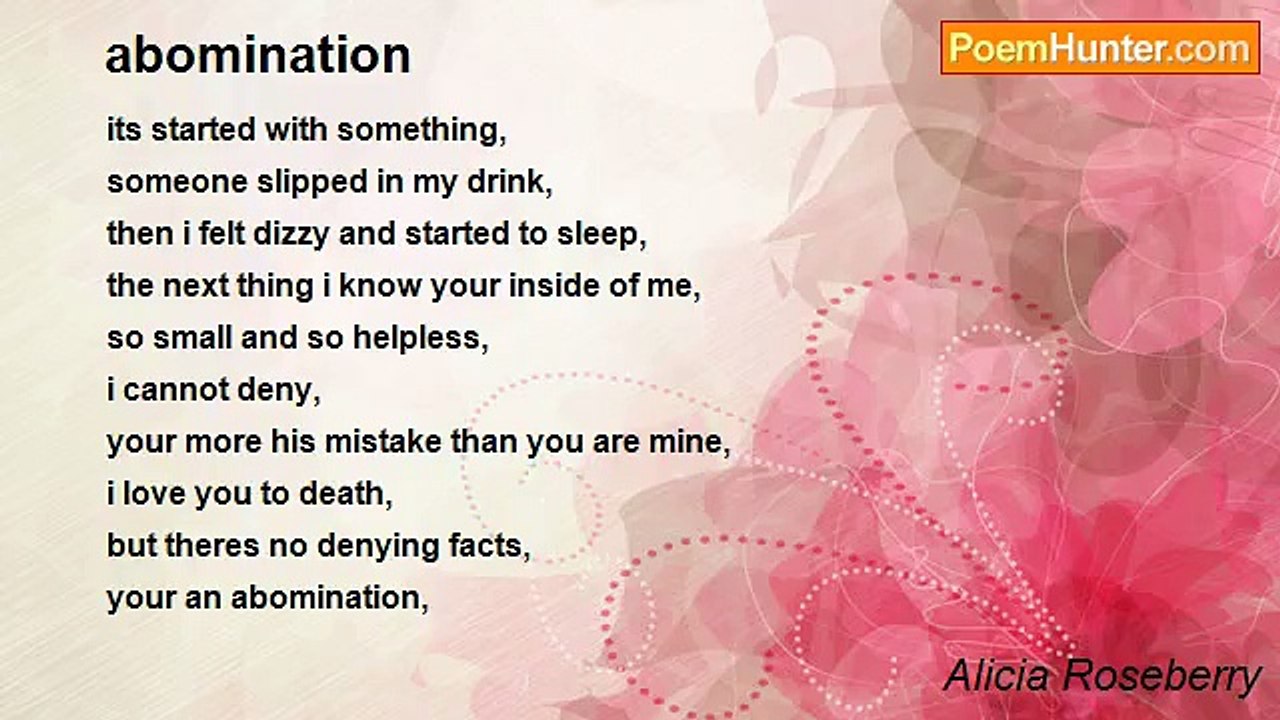 Alicia Roseberry - abomination