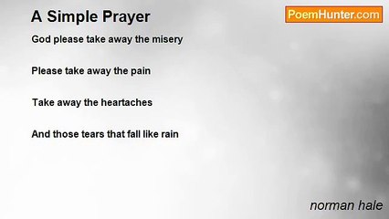 norman hale - A Simple Prayer