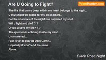 Black Rose Night - Are U Going to Fight?