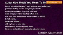 Elizabeth Tyease Collins - &Just How Much You Mean To Me 3&
