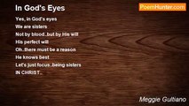 Meggie Gultiano - In God's Eyes