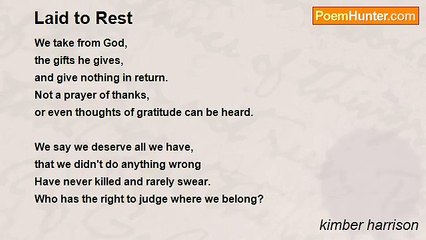 kimber harrison - Laid to Rest