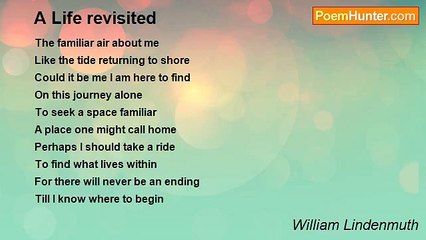 William Lindenmuth - A Life revisited