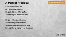 Tia Maria - A Perfect Proposal