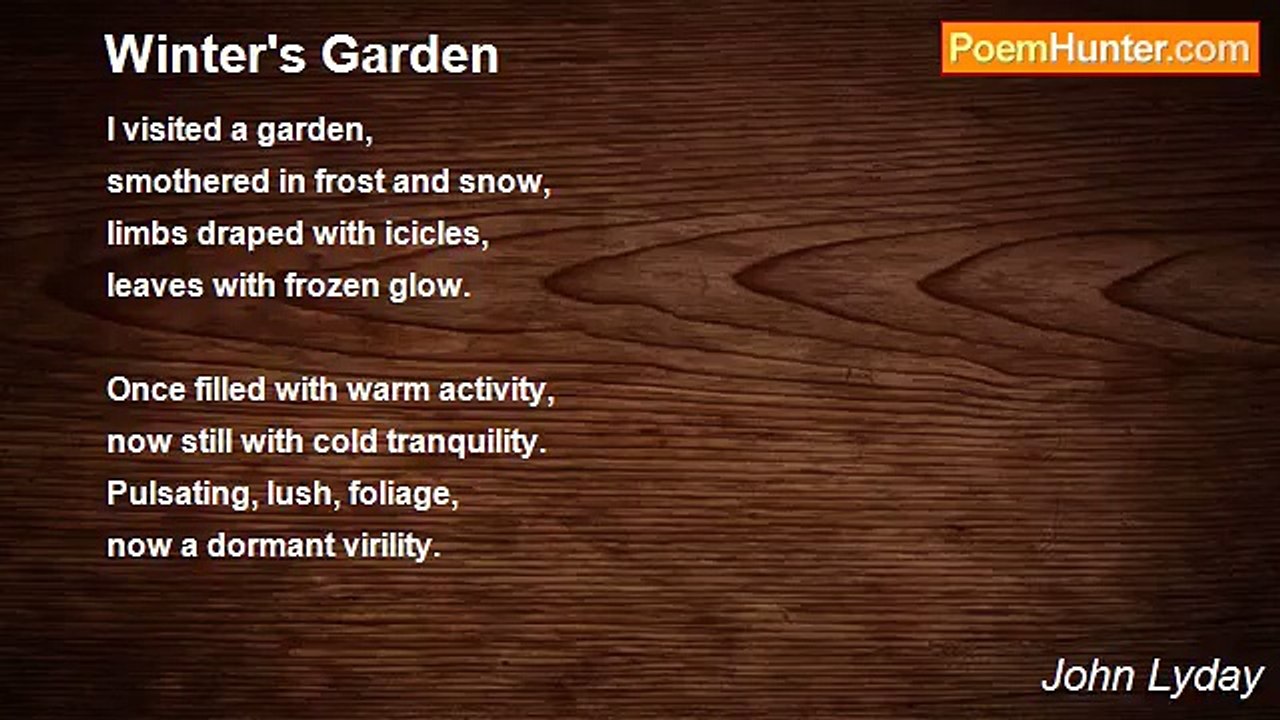 John Lyday - Winter's Garden