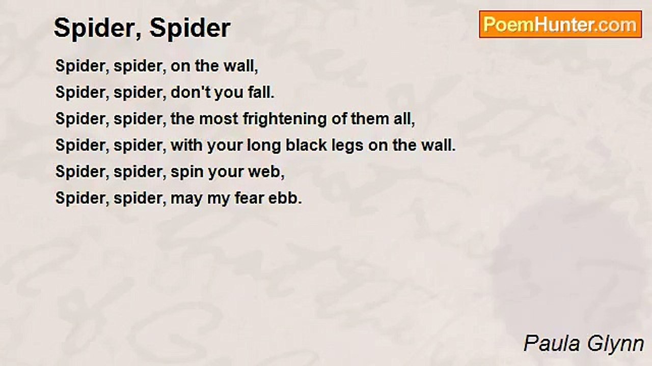 Paula Glynn - Spider, Spider