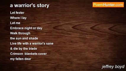 jeffrey boyd - a warrior's story
