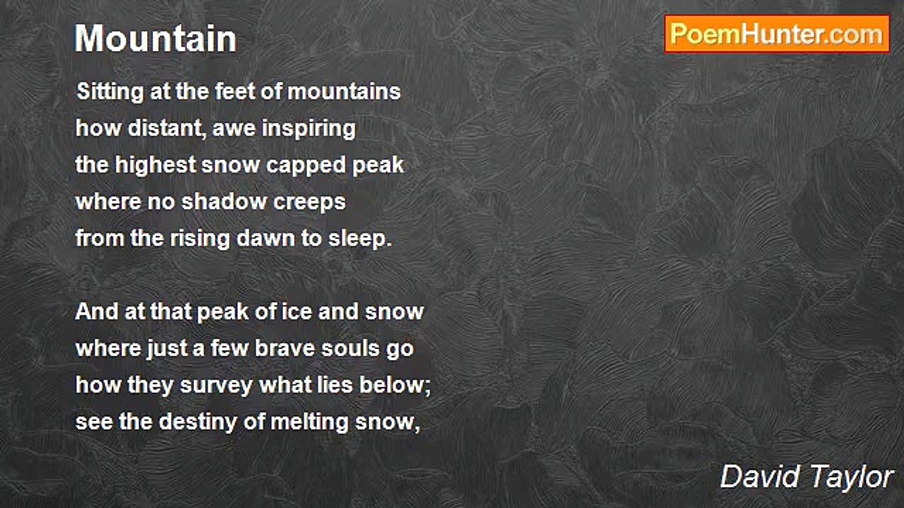 David Taylor - Mountain
