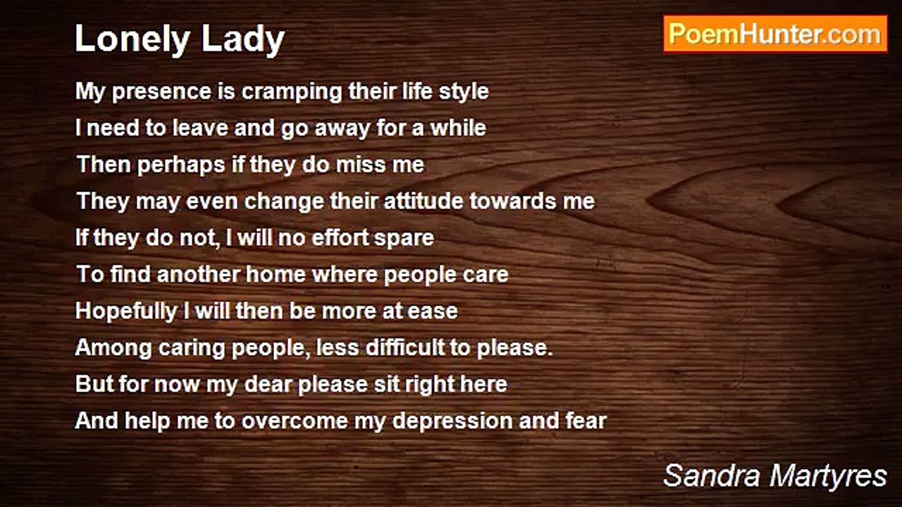 Sandra Martyres - Lonely Lady