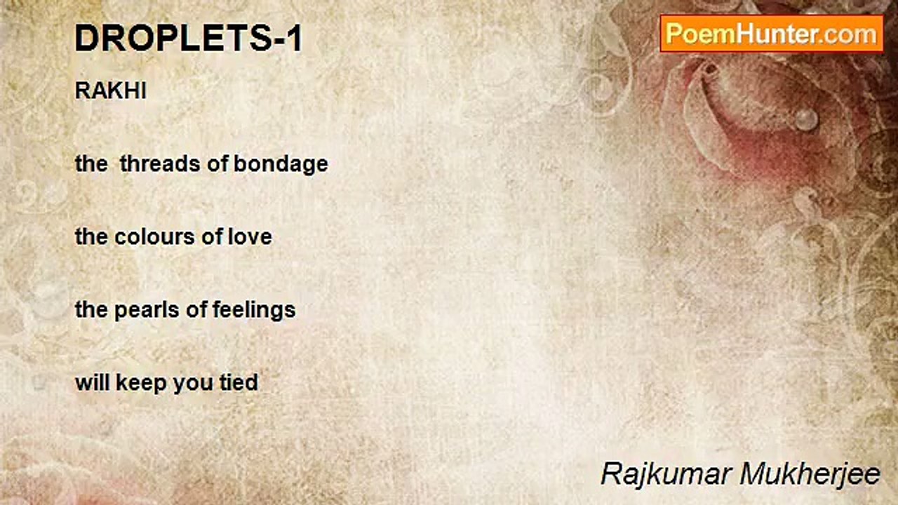 Rajkumar Mukherjee - DROPLETS-1