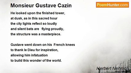 Herbert Nehrlich - Monsieur Gustave Cazin