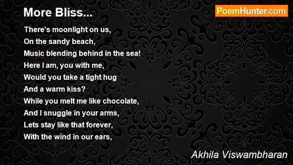 Akhila Viswambharan - More Bliss...