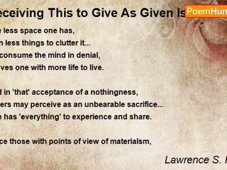 Lawrence S. Pertillar - Receiving This to Give As Given Is a Blessing