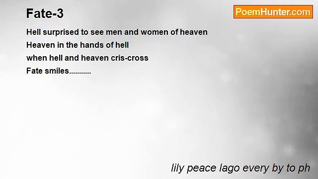 lily peace lago every by to ph - Fate-3