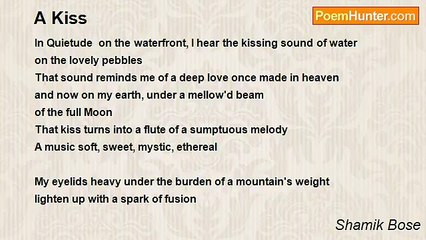 Shamik Bose - A Kiss