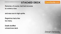 Dónall Dempsey - ' ' ' ' ' ' ' ' ' ' ' ' ' STACkED DECK
