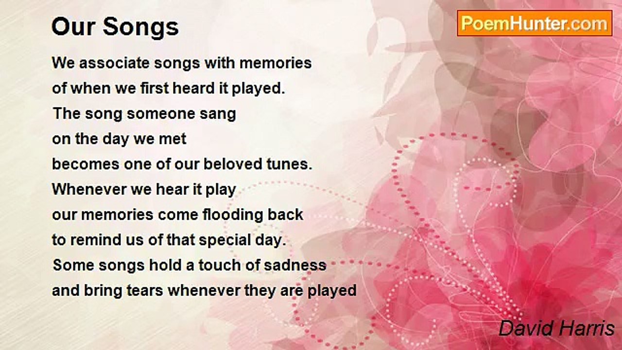 David Harris - Our Songs