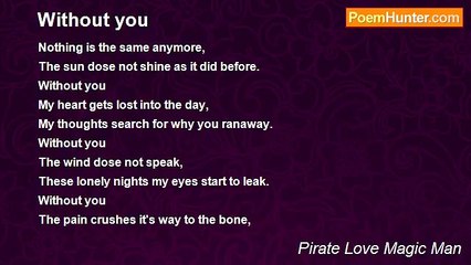 Pirate Love Magic Man - Without you