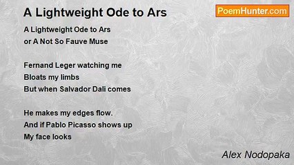Alex Nodopaka - A Lightweight Ode to Ars