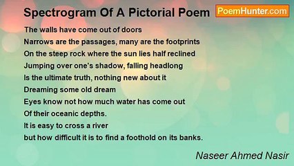 Naseer Ahmed Nasir - Spectrogram Of A Pictorial Poem
