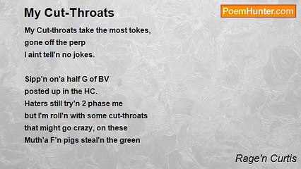 Rage'n Curtis - My Cut-Throats