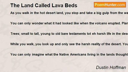 Dustin Hoffman - The Land Called Lava Beds