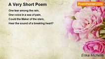 Erika Michelle - A Very Short Poem