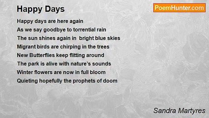 Sandra Martyres - Happy Days