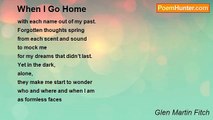 Glen Martin Fitch - When I Go Home