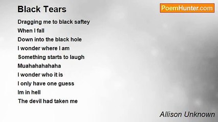 Allison Unknown - Black Tears