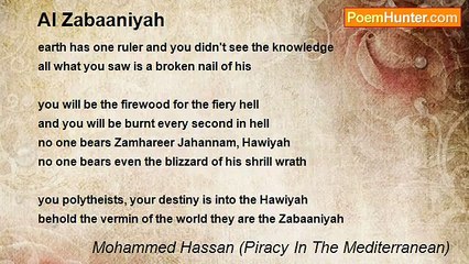 Mohammed Hassan (Piracy In The Mediterranean) - Al Zabaaniyah