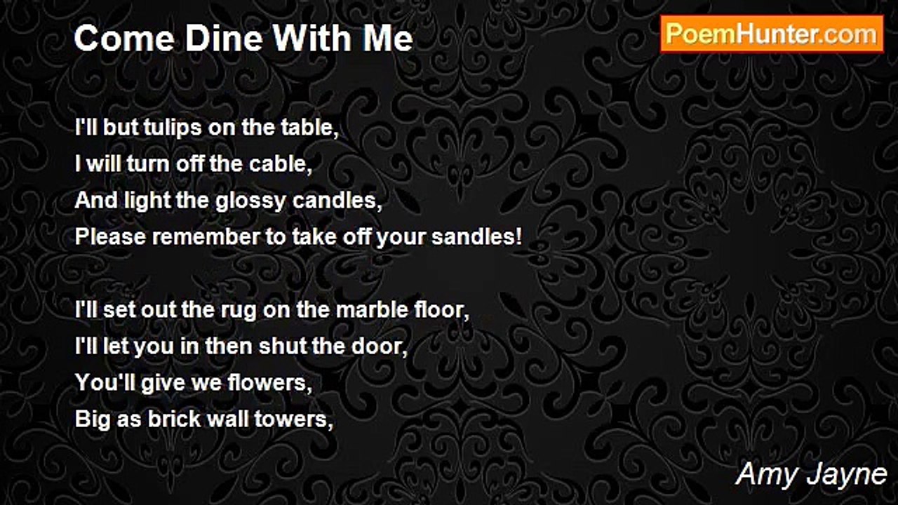Amy Jayne - Come Dine With Me