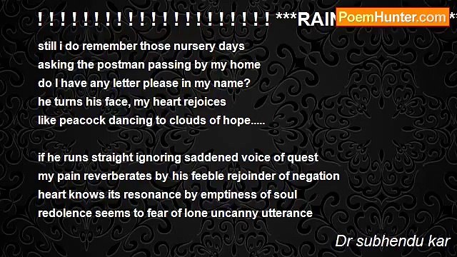 Dr subhendu kar - ! ! ! ! ! ! ! ! ! ! ! ! ! ! ! ! ! ! ! ! ! ***RAIN OF TEARS ***! ! ! ! ! ! ! ! ! ! ! ! ! ! ! ! ! ! ! ! ! !