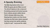 Sandra Martyres - A Spooky Evening
