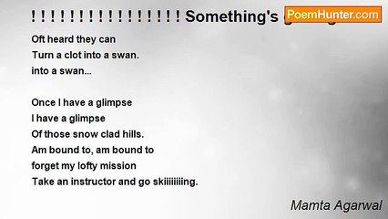 Mamta Agarwal - ! ! ! ! ! ! ! ! ! ! ! ! ! ! ! ! Something's gotta give! ! ! ! ! ! ! ! ! ! ! ! ! ! ! ! ! ! ! !