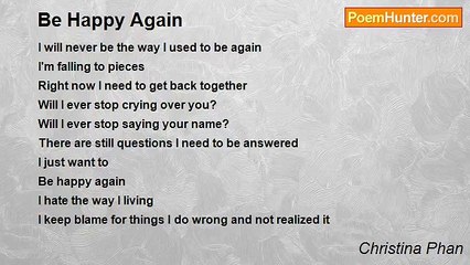 Christina Phan - Be Happy Again