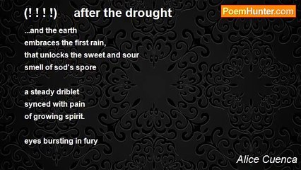 Alice Cuenca - (! ! ! !)     after the drought