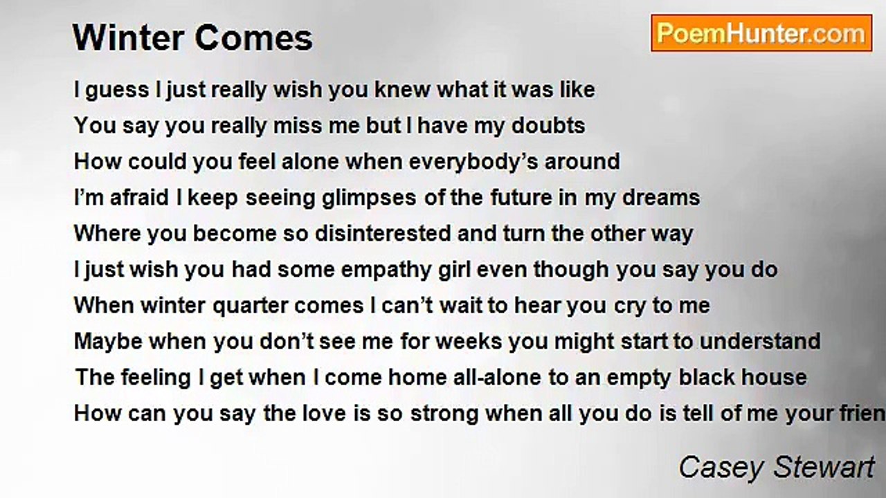 Casey Stewart - Winter Comes
