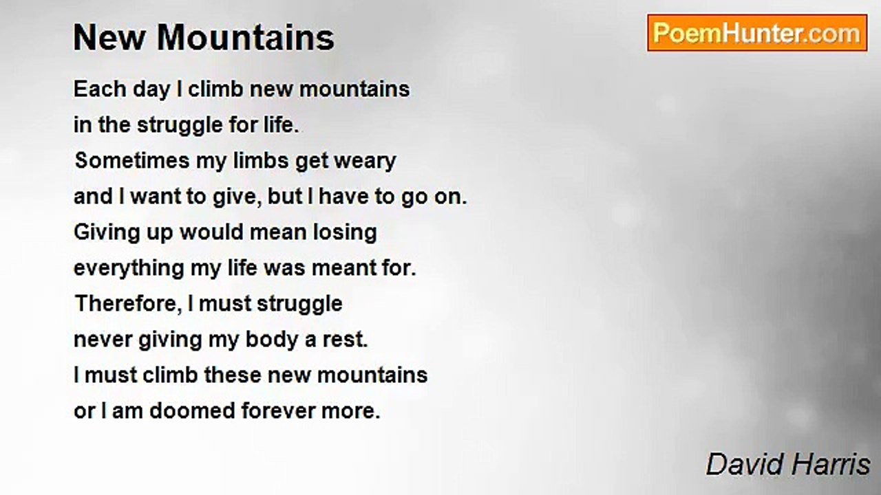 David Harris - New Mountains