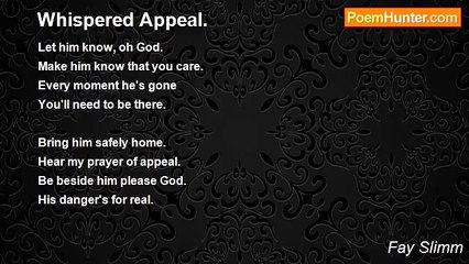 Fay Slimm - Whispered Appeal.