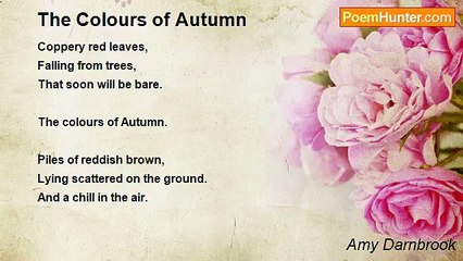 Amy Darnbrook - The Colours of Autumn