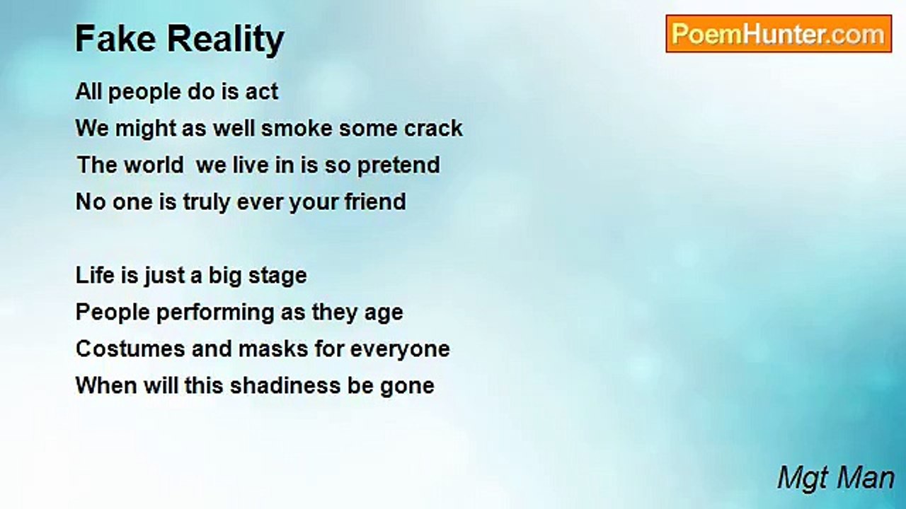 Mgt Man - Fake Reality