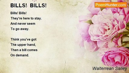 Walterrean Salley's Take on Ever-Present Bills 💸