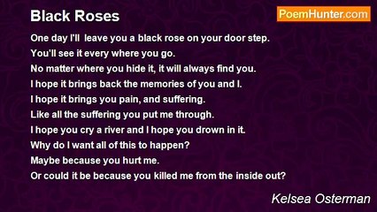 Kelsea Osterman - Black Roses