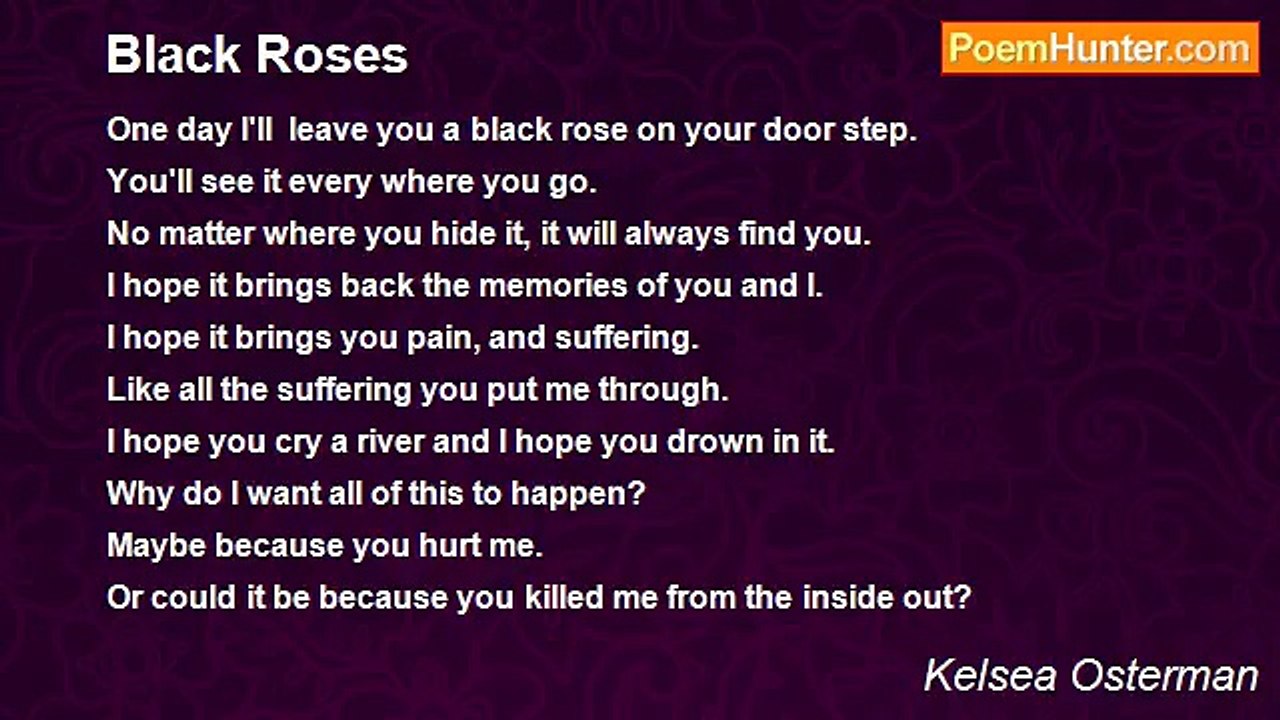 Kelsea Osterman - Black Roses